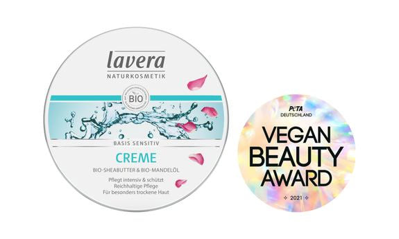 PETA zeichnet unsere Creme mit dem Vegan Beauty Award aus