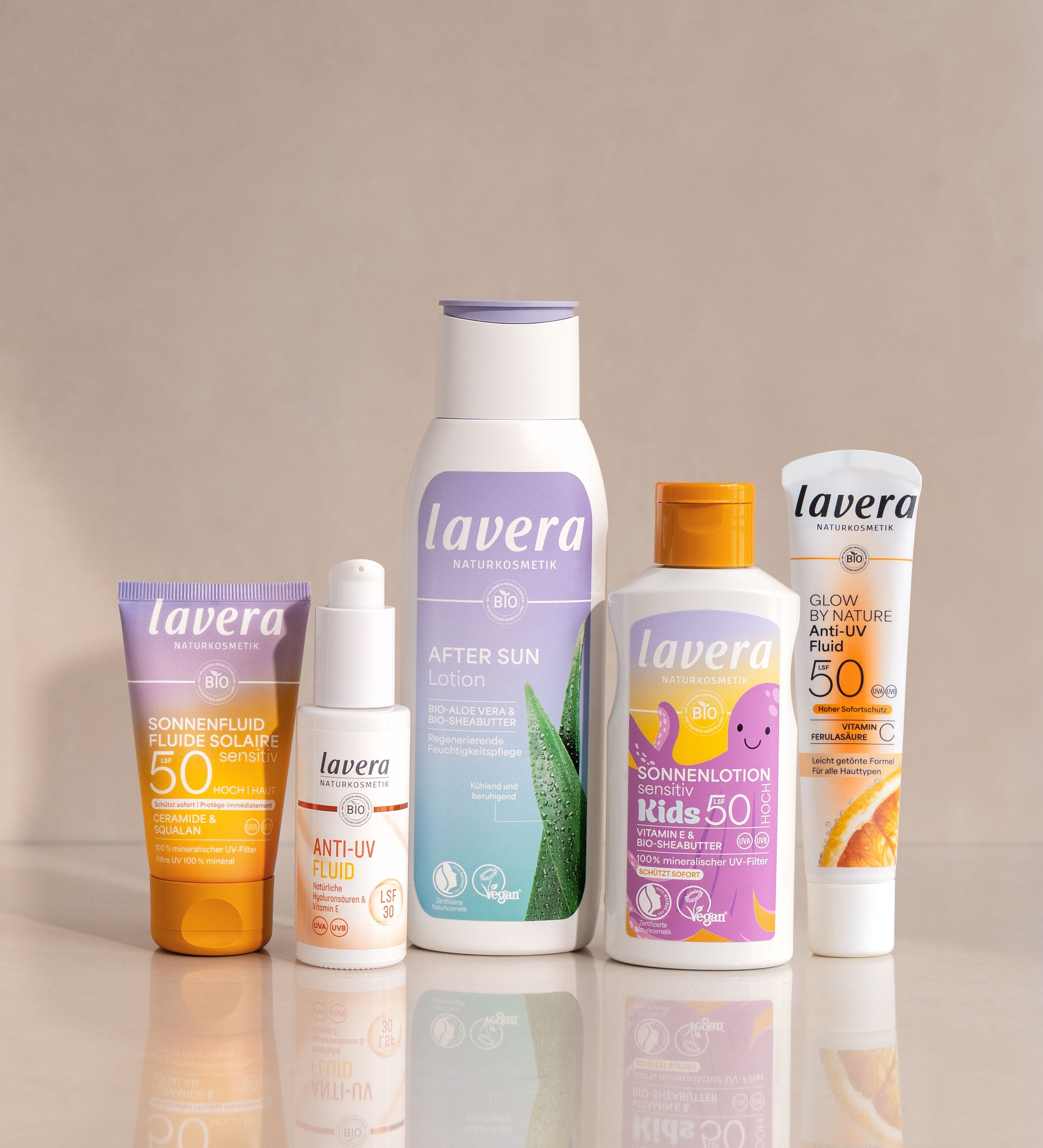 Produktdarstellung Sonnenprodukte