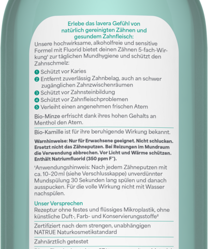lavera Mundspülung Sensitive & Repair