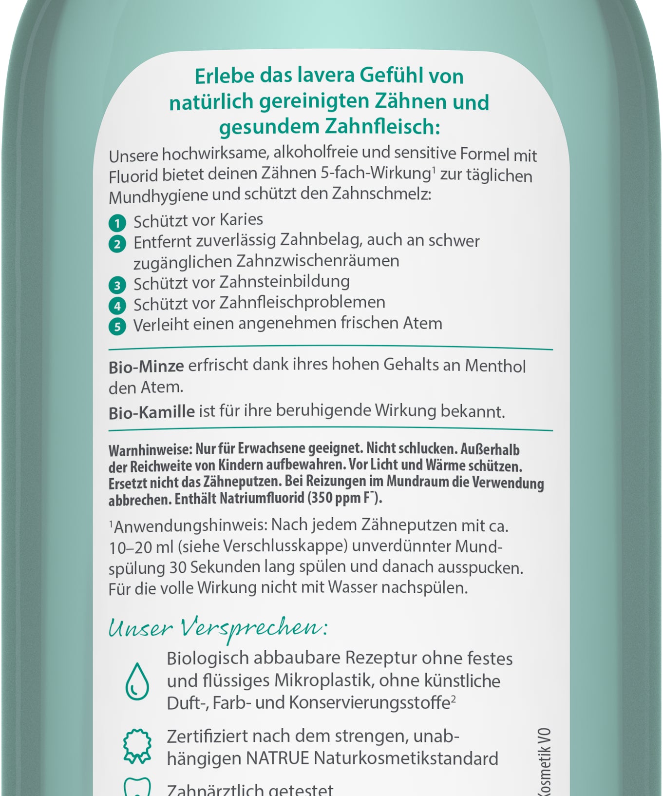 lavera Mundspülung Sensitive & Repair