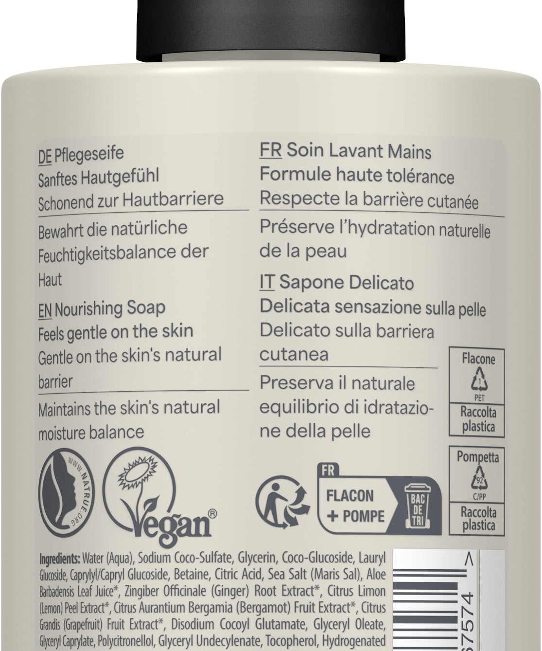 lavera Pflegeseife Bio-Zitrone & Bio-Ingwer