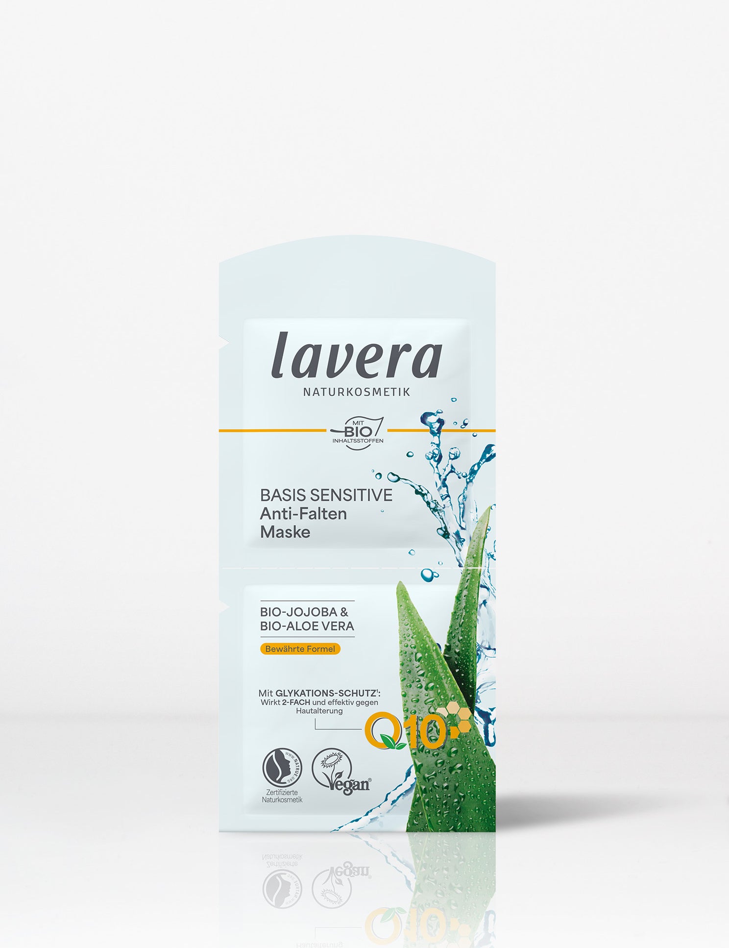 lavera basis sensitive Anti-Falten Maske Q10