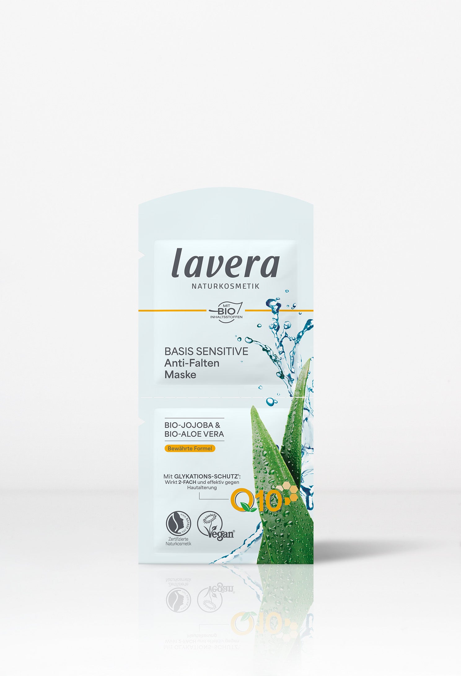 lavera basis sensitive Anti-Falten Maske Q10