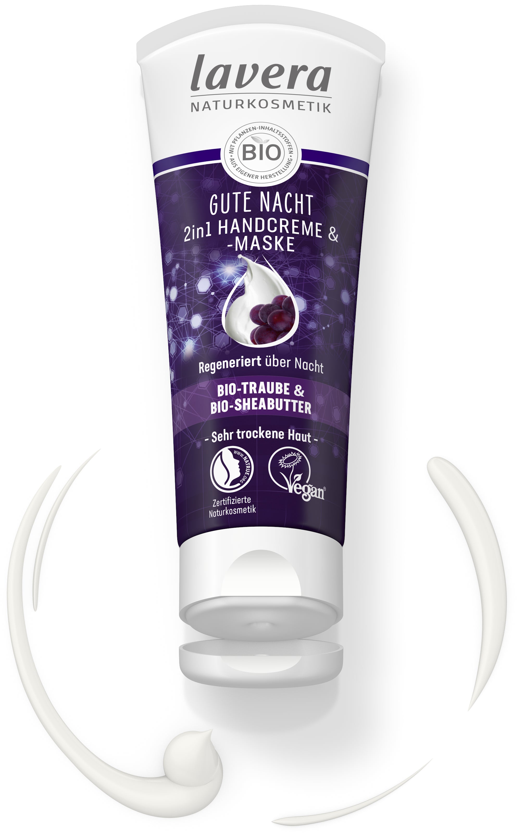 lavera Gute Nacht 2in1 Handcreme & -maske