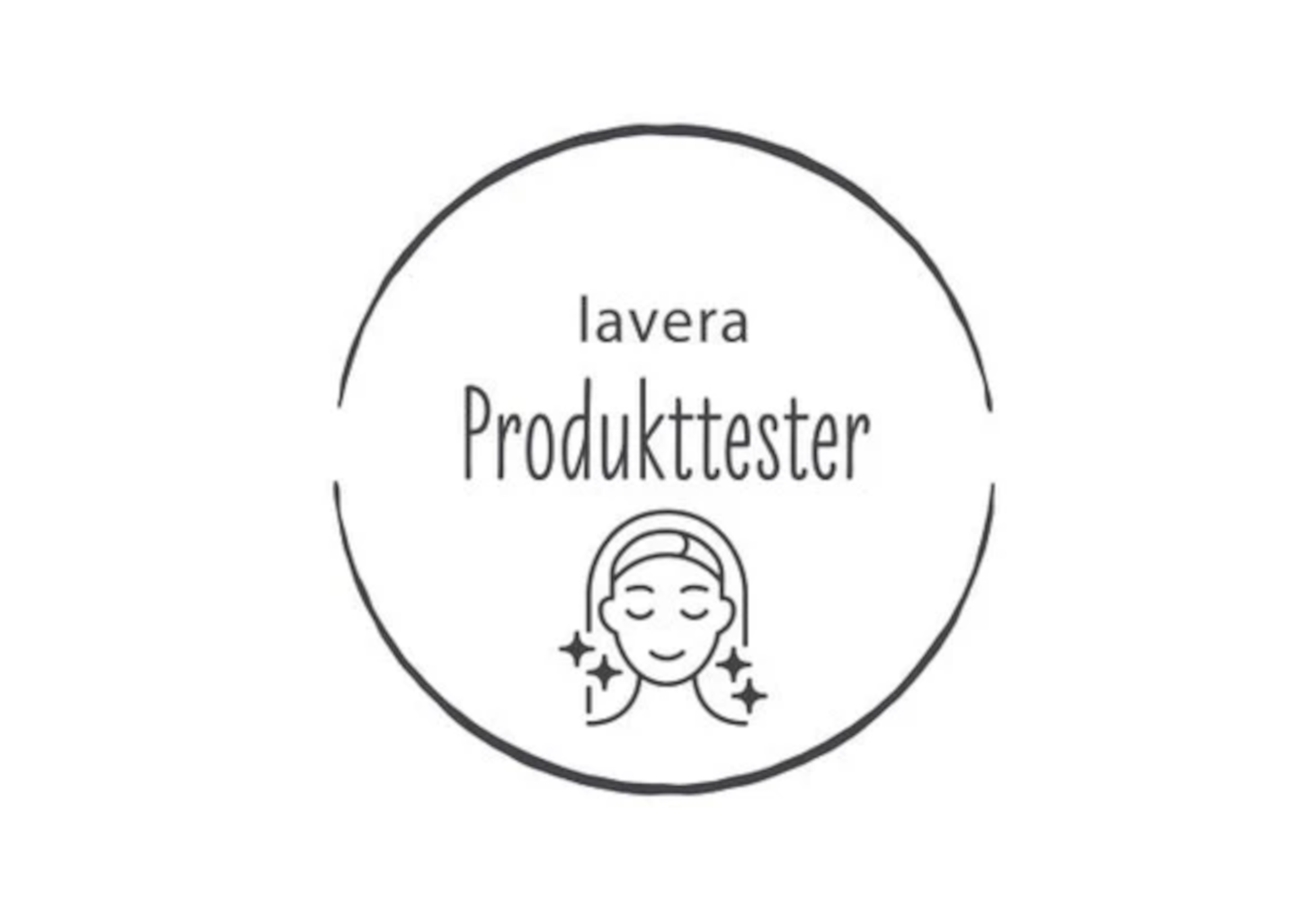Icon „lavera Produkttester“ mit stilisiertem Gesicht