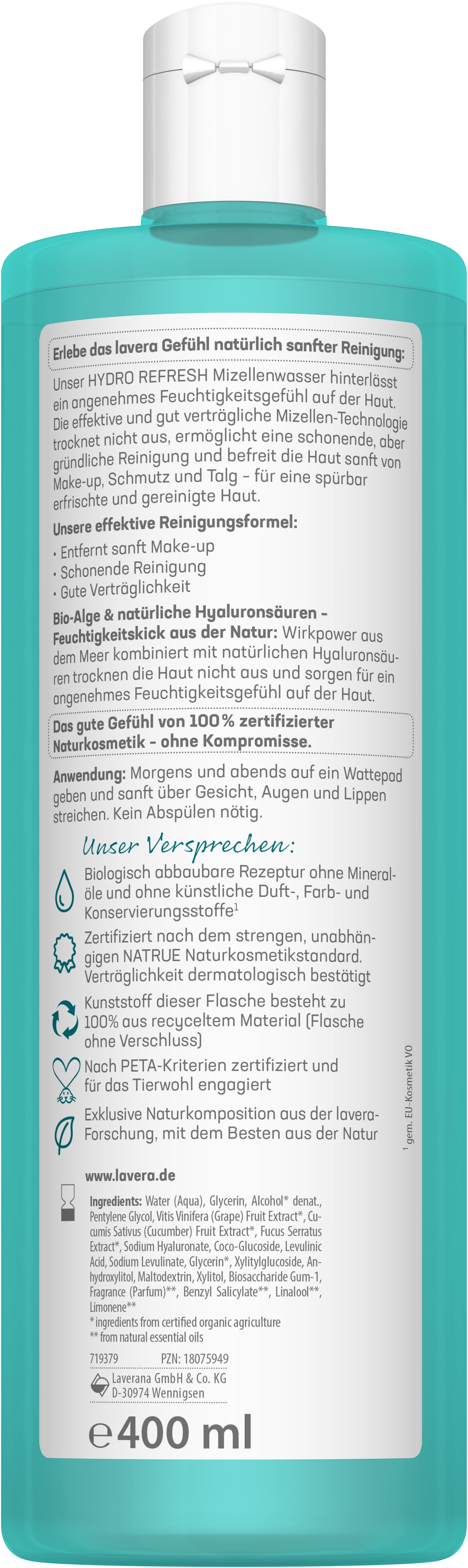 lavera Hydro Refresh Mizellenwasser