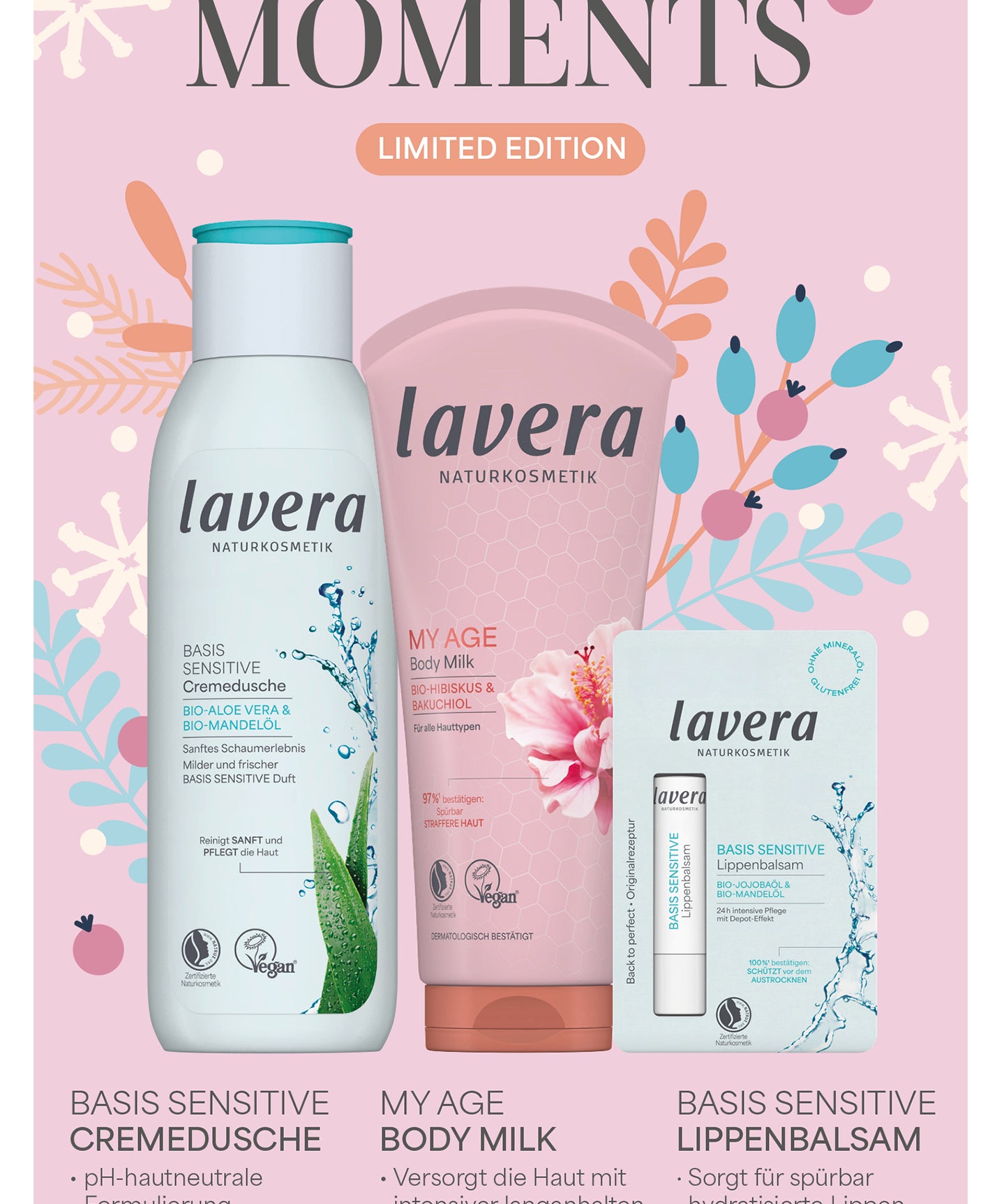 lavera Geschenkset Cozy Moments
