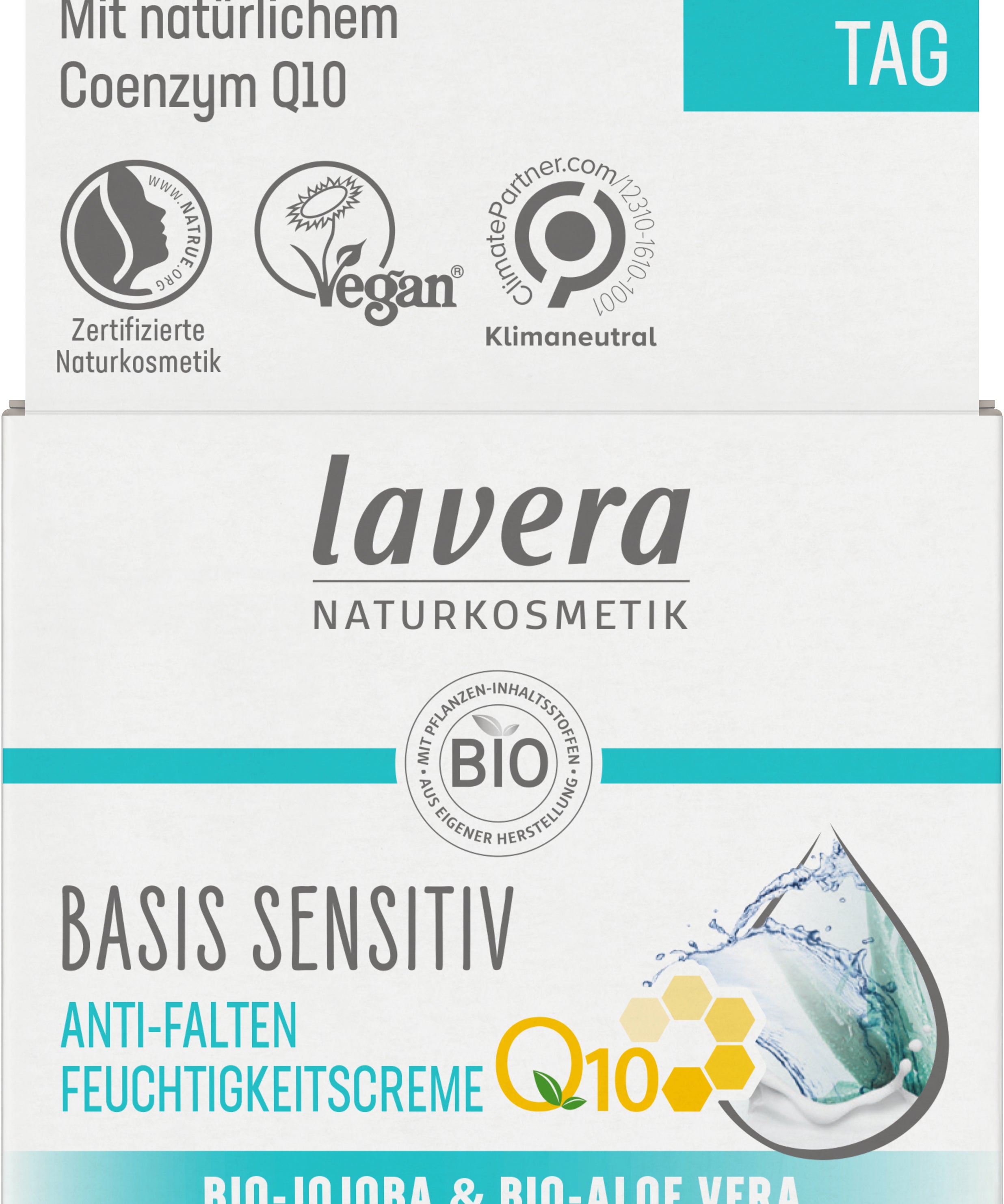 lavera basis sensitiv Anti-Falten Feuchtigkeitscreme Q10