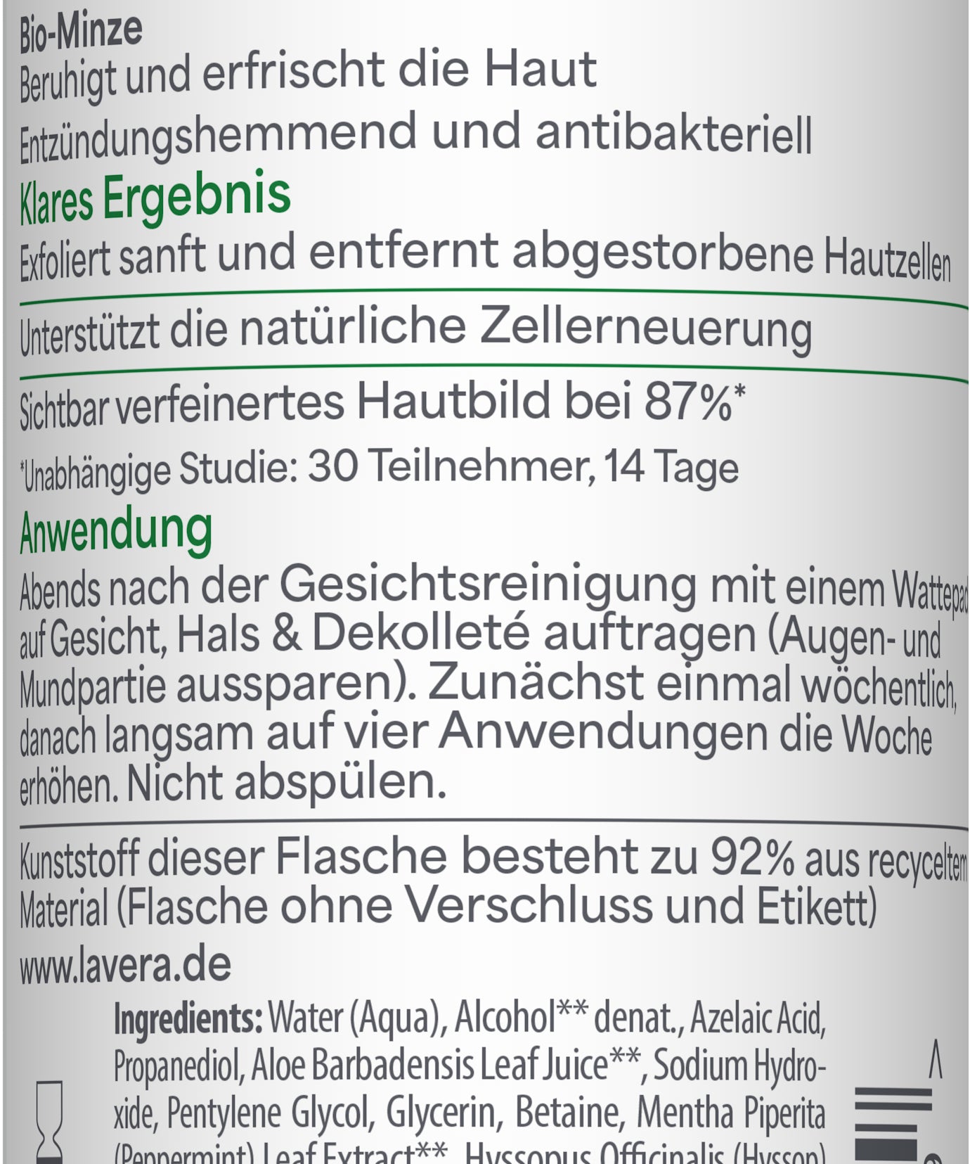 lavera Pure Beauty Liquid Refiner