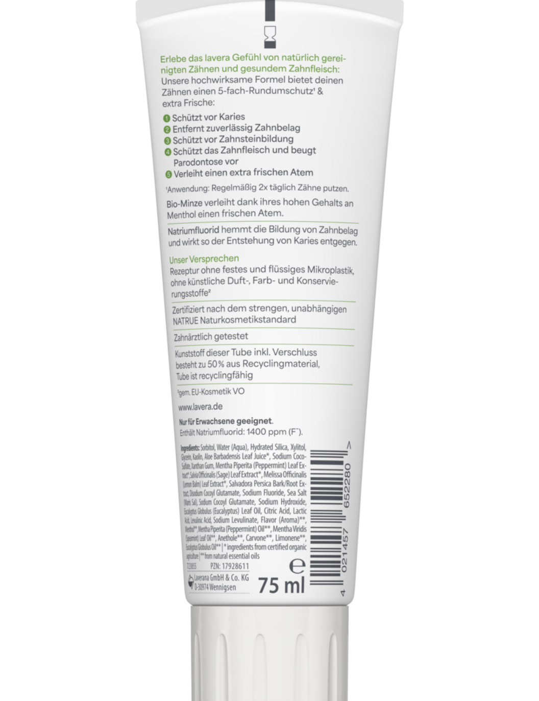 lavera Zahncreme Complete Care