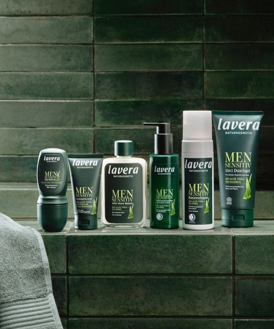 lavera Men sensitive 2in1 Gesichtswaschgel