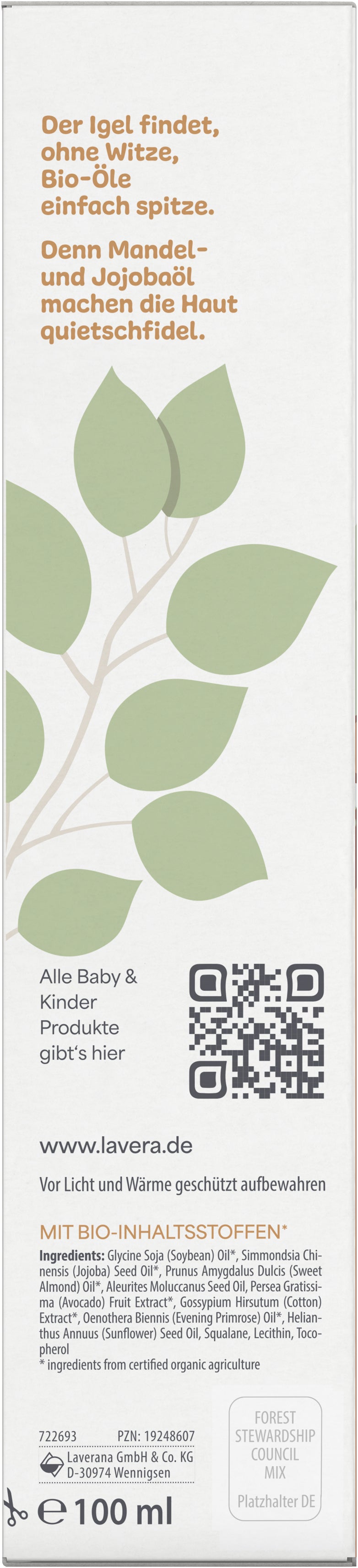 lavera Baby Pflegeöl