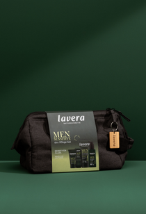 lavera Men sensitive 4in1 Pflege-Set + Kulturbeutel