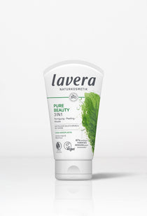 lavera Pure Beauty 3in1 Reinigung Peeling Maske