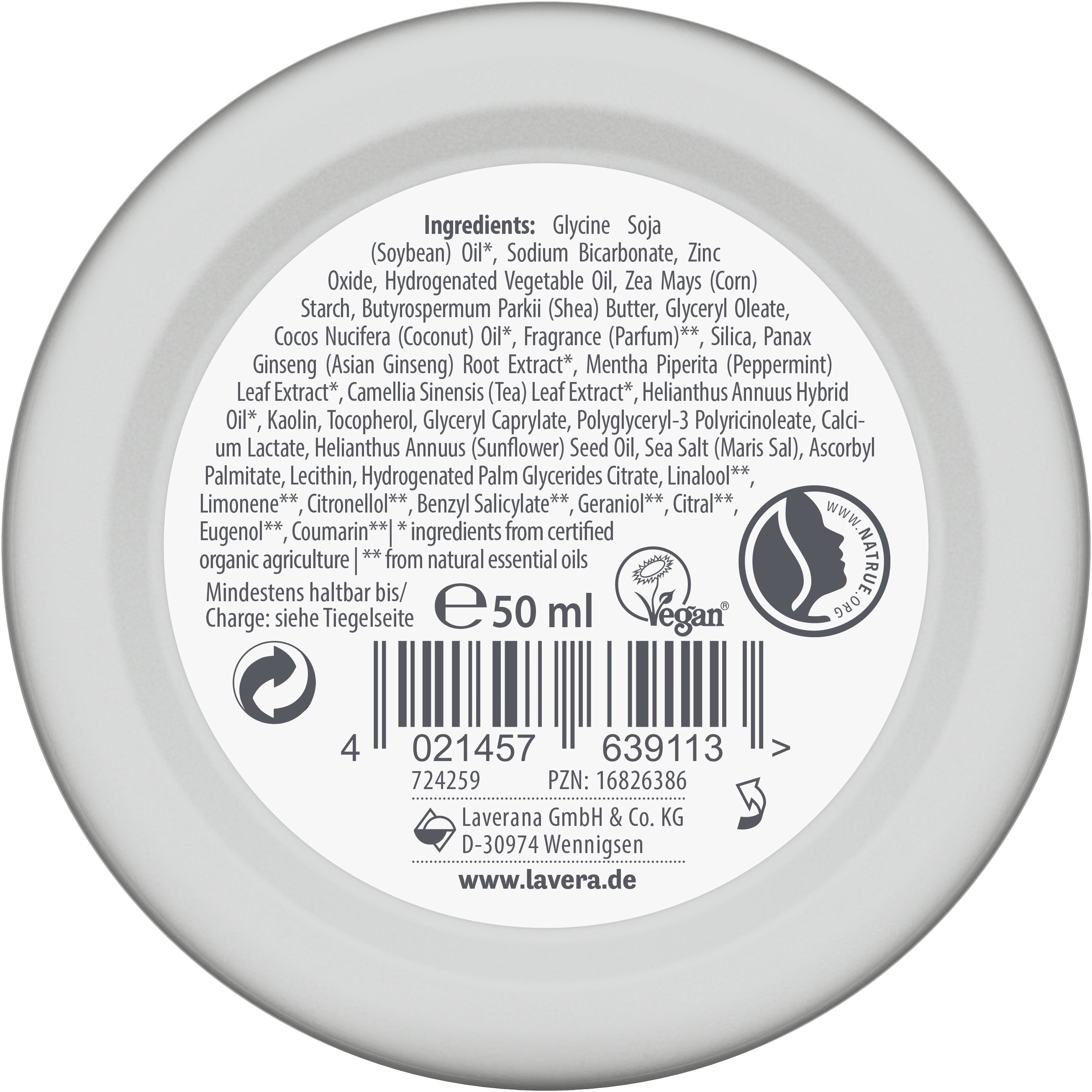 lavera Deo Creme NATURAL & STRONG