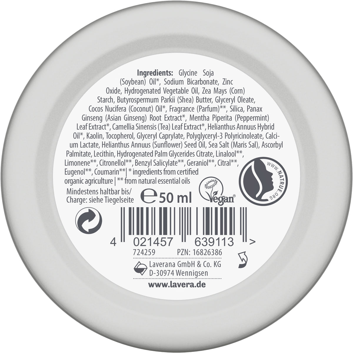 lavera Deo Creme NATURAL & STRONG
