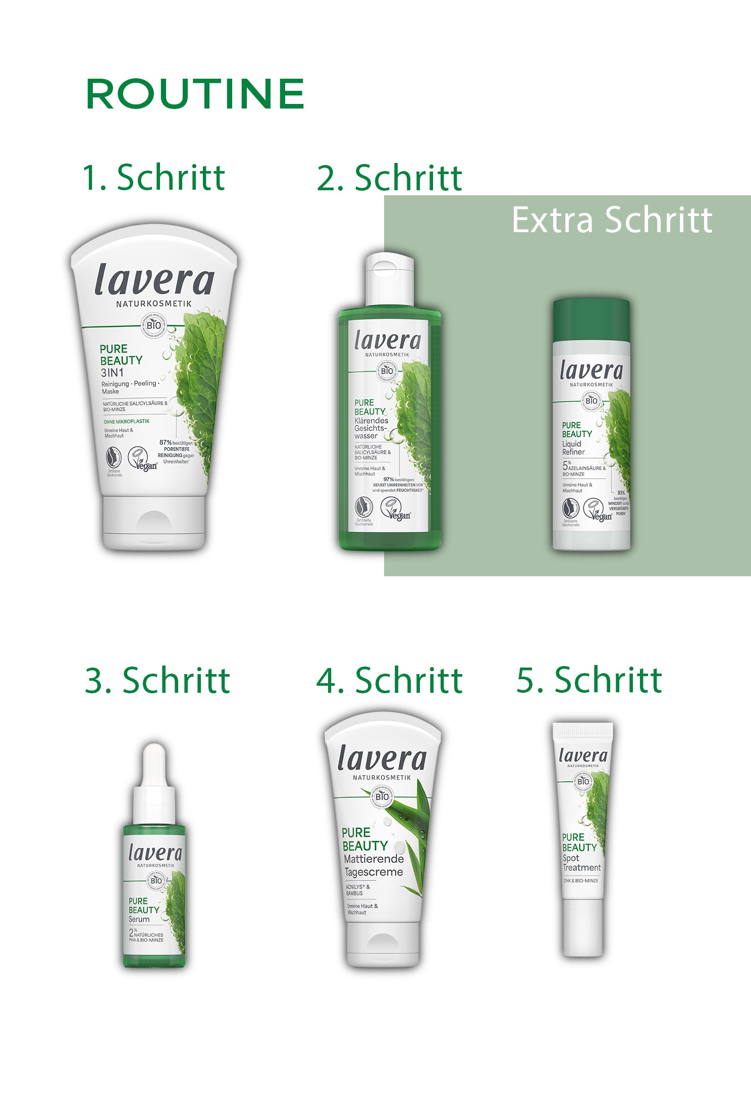 lavera Pure Beauty Mattierende Tagescreme