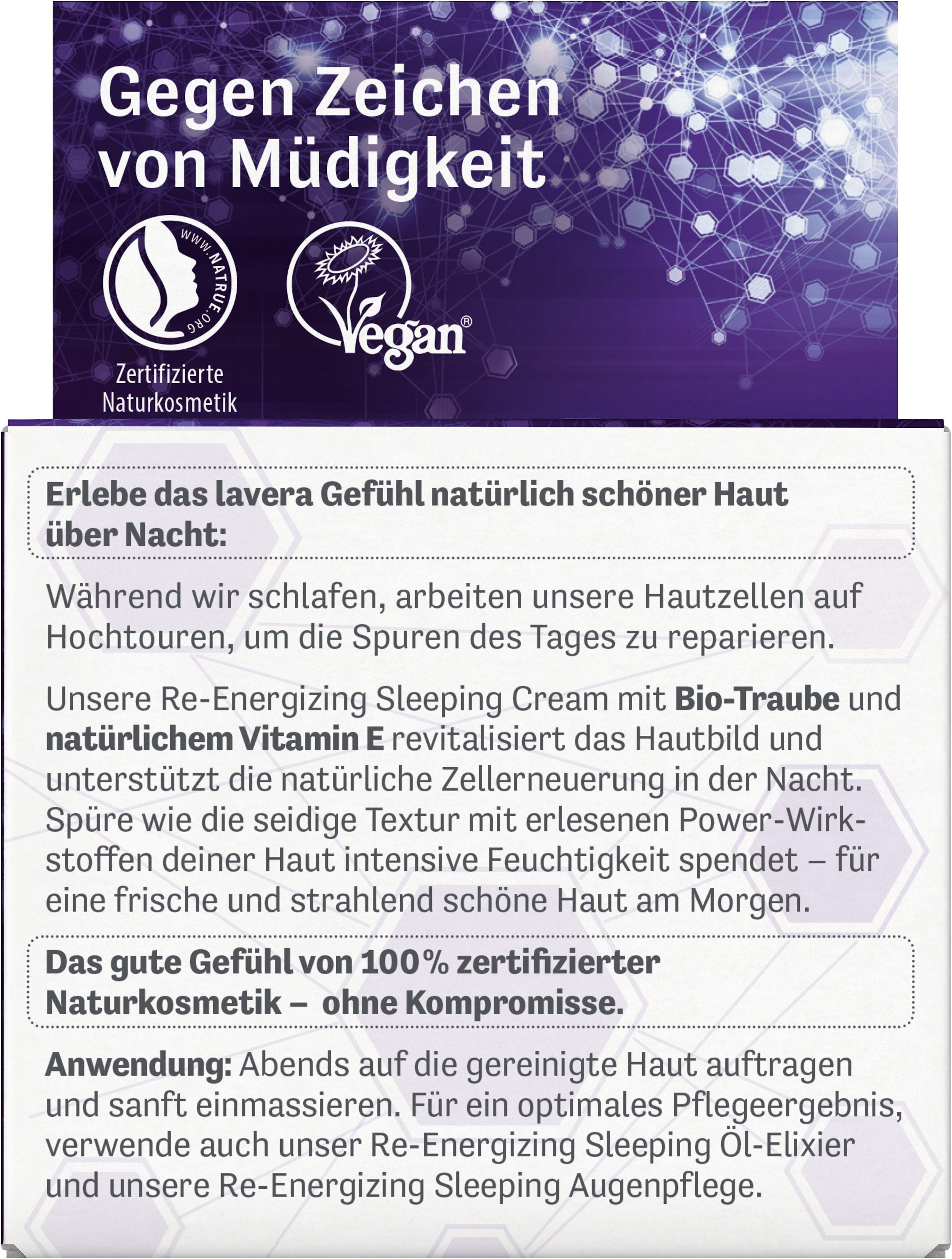 lavera Re-Energizing Sleeping Cream