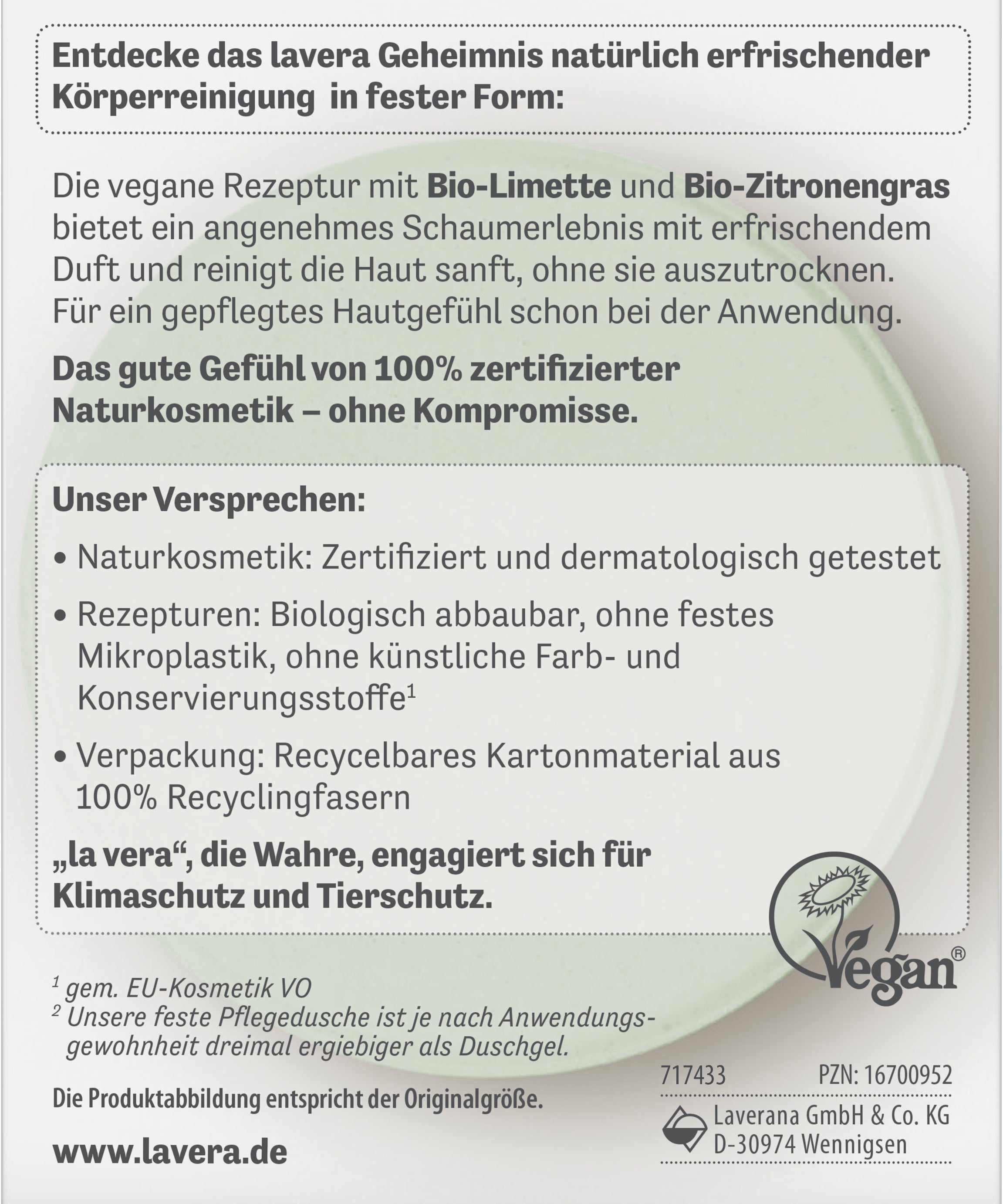 lavera Feste Pflegedusche Happy Freshness