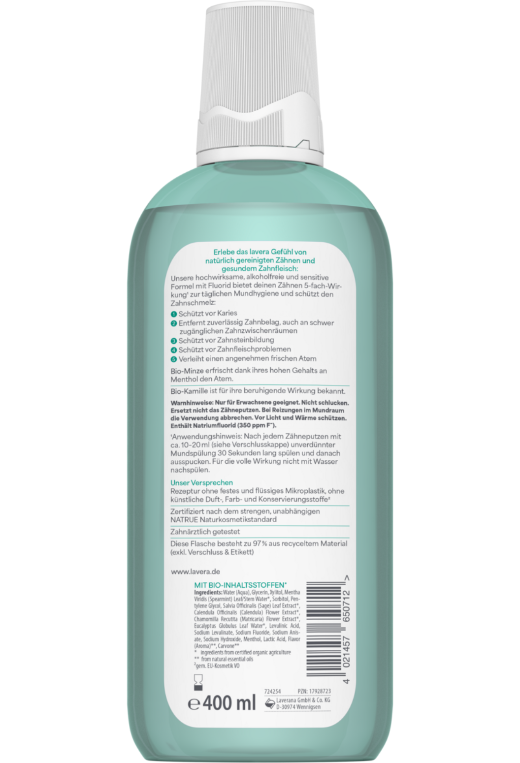 lavera Mundspülung Sensitive & Repair