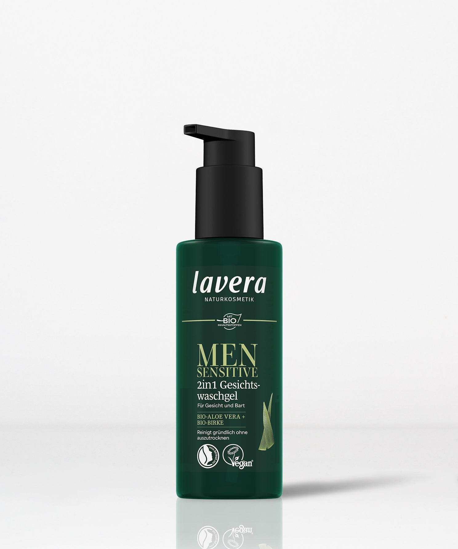 lavera Men sensitive 2in1 Gesichtswaschgel