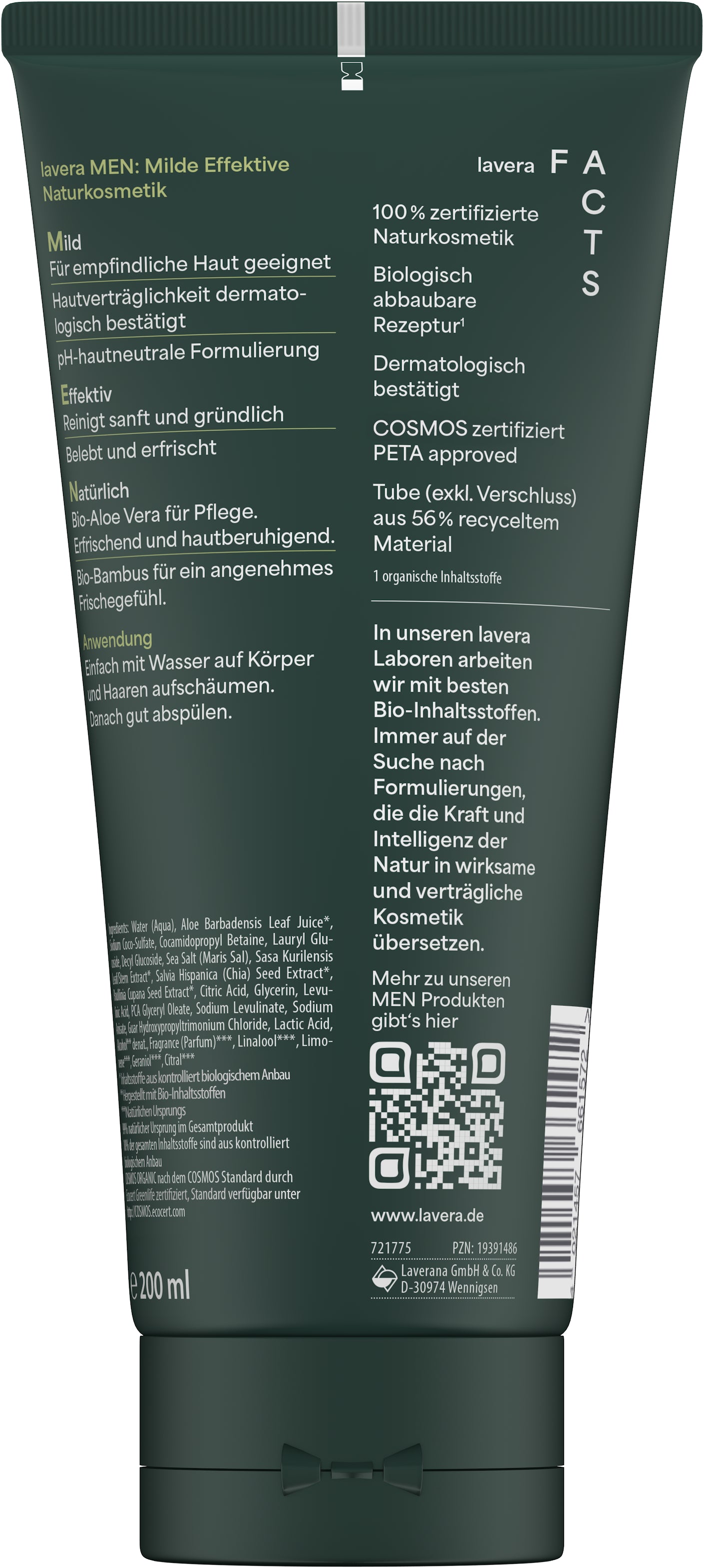 lavera Men sensitive 3in1 Duschgel