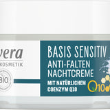 lavera basis sensitiv Anti-Falten Nachtcreme Q10