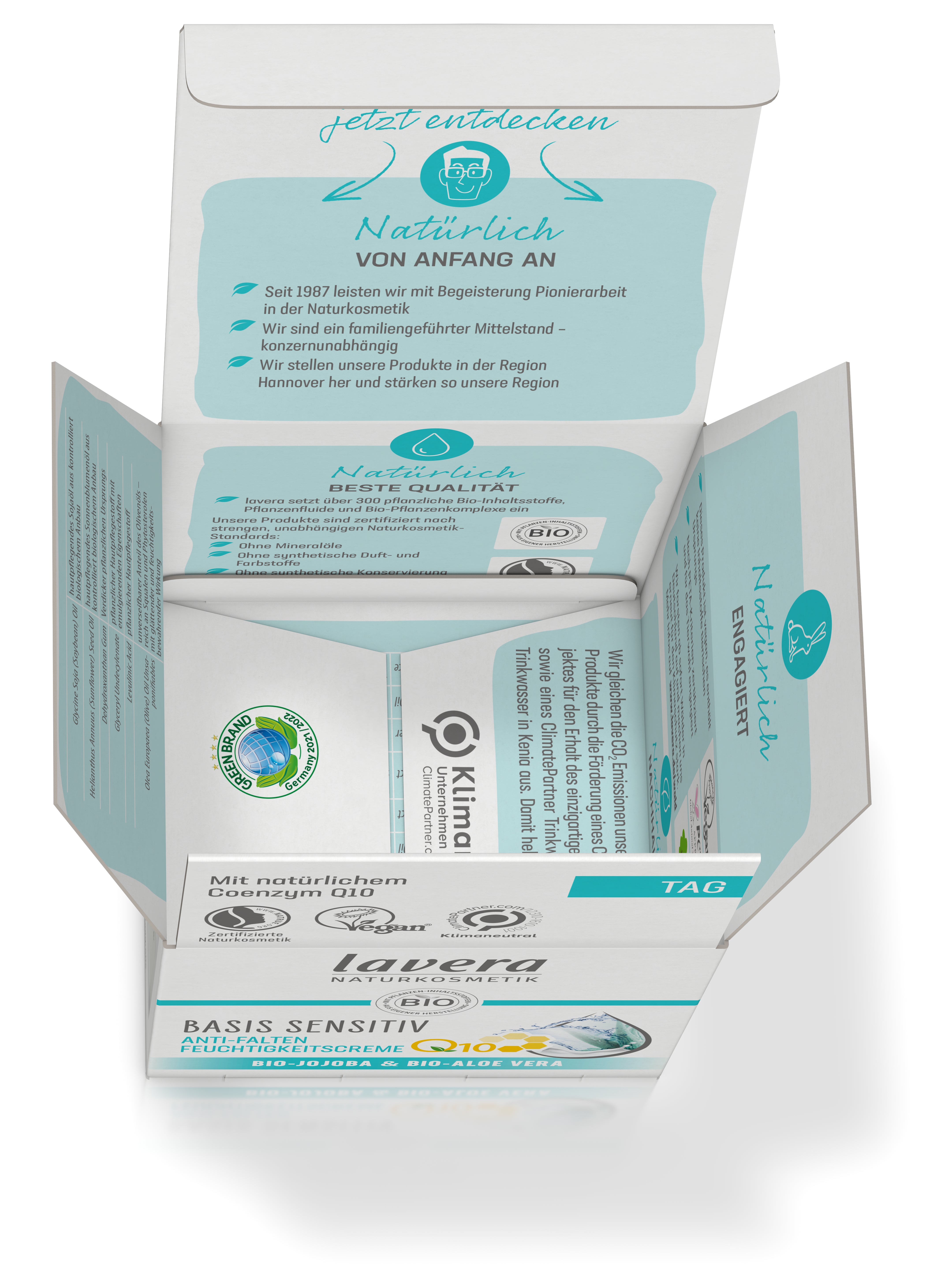 lavera basis sensitiv Anti-Falten Feuchtigkeitscreme Q10