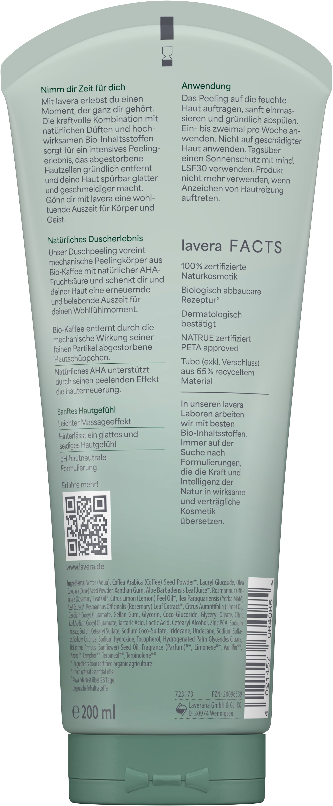 lavera Duschpeeling Purify Me