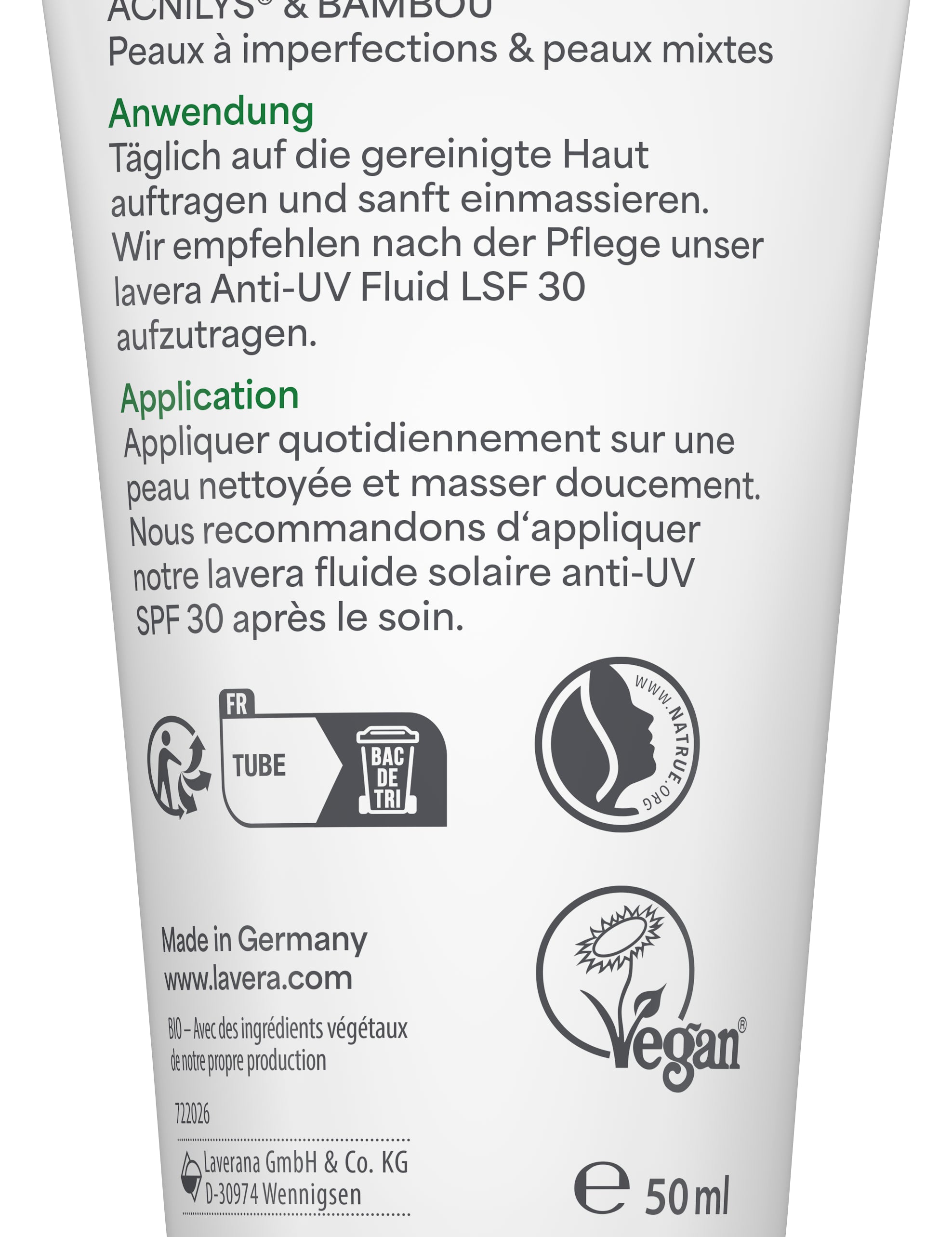 lavera Pure Beauty Mattierende Tagescreme