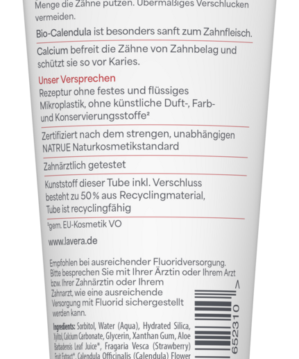 lavera Zahncreme Kids Fluoridfrei