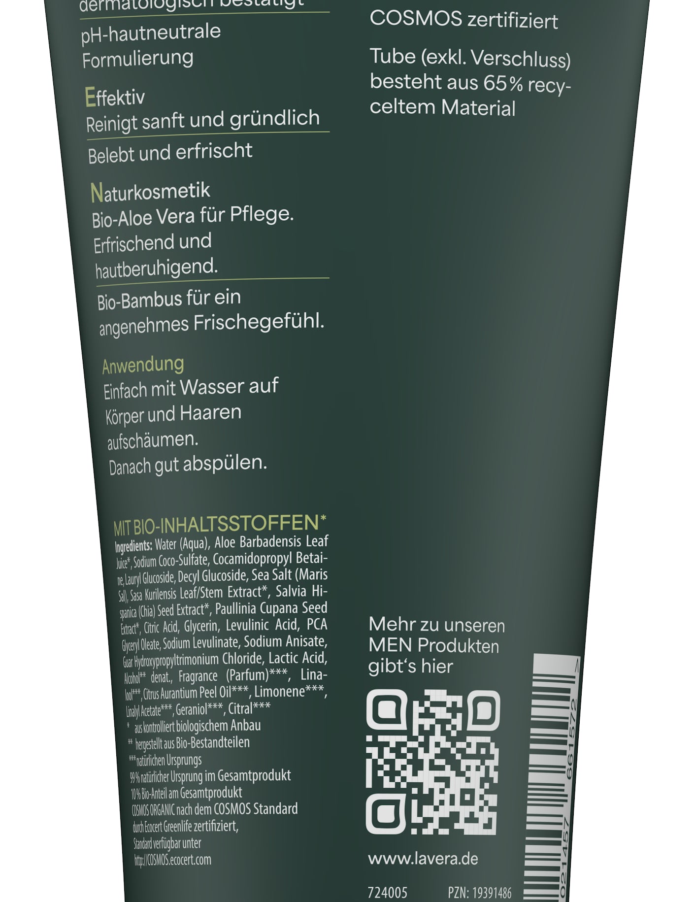 lavera Men sensitive 3in1 Duschgel