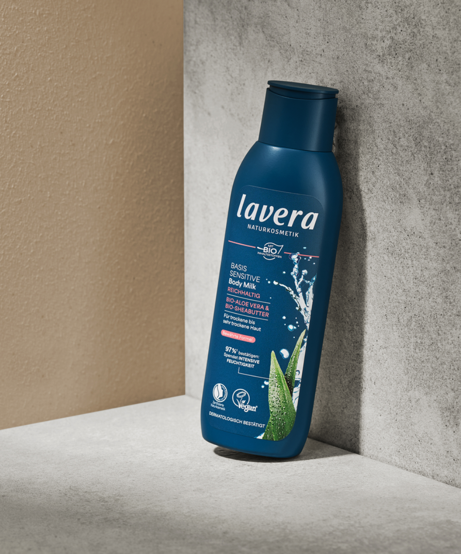 lavera Geschenkset Calming Care in der Anwendung
