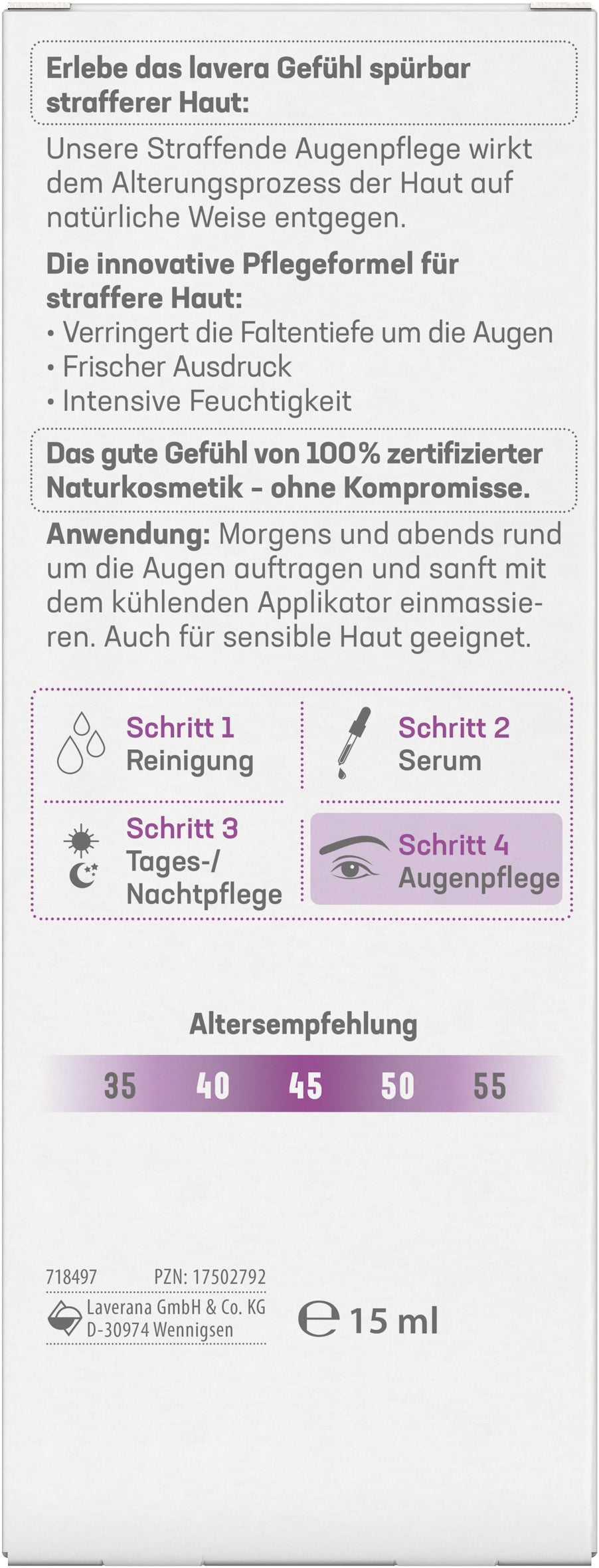 lavera Straffende Augenpflege