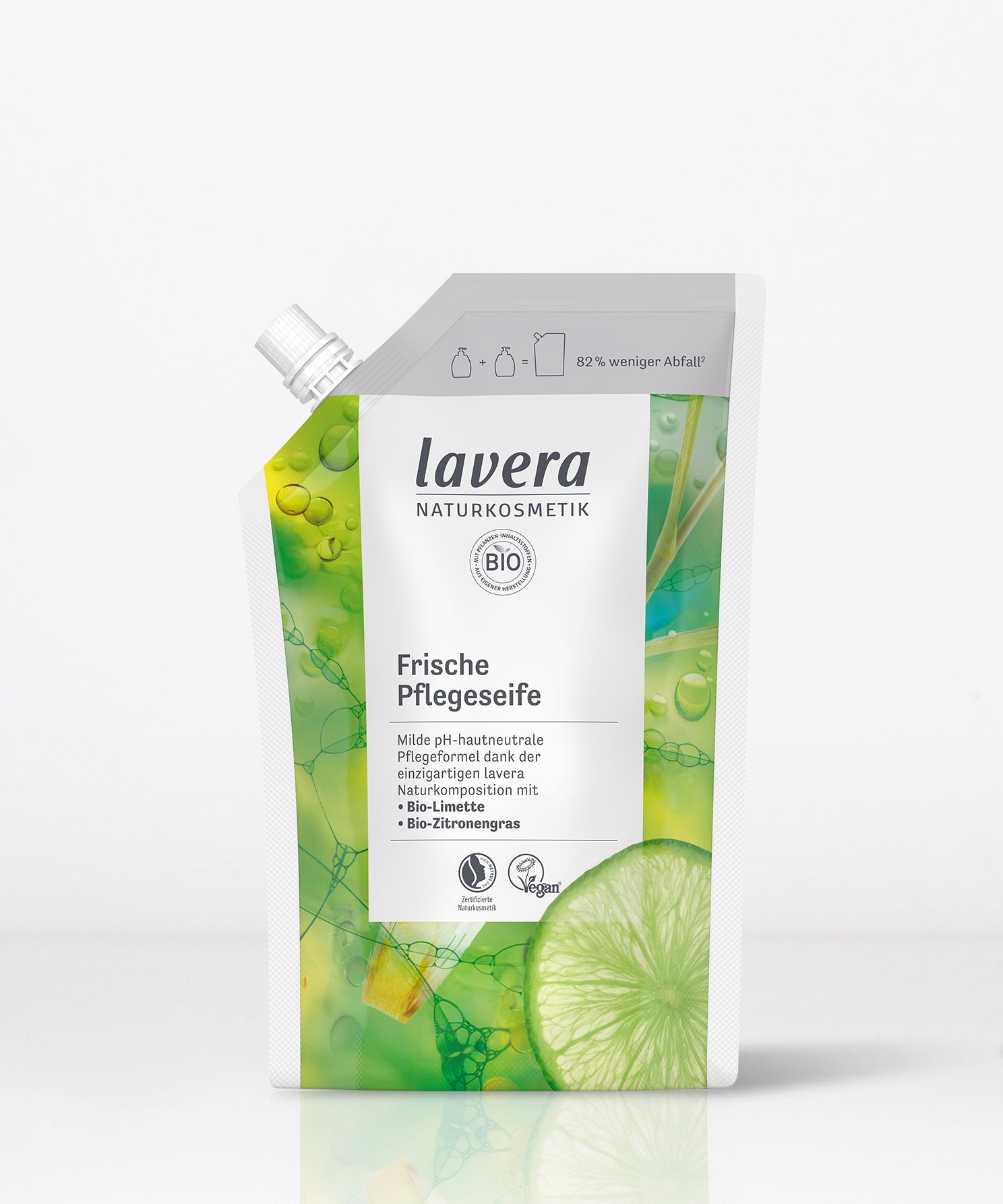 lavera Nachfüllbeutel Frische Pflegeseife
