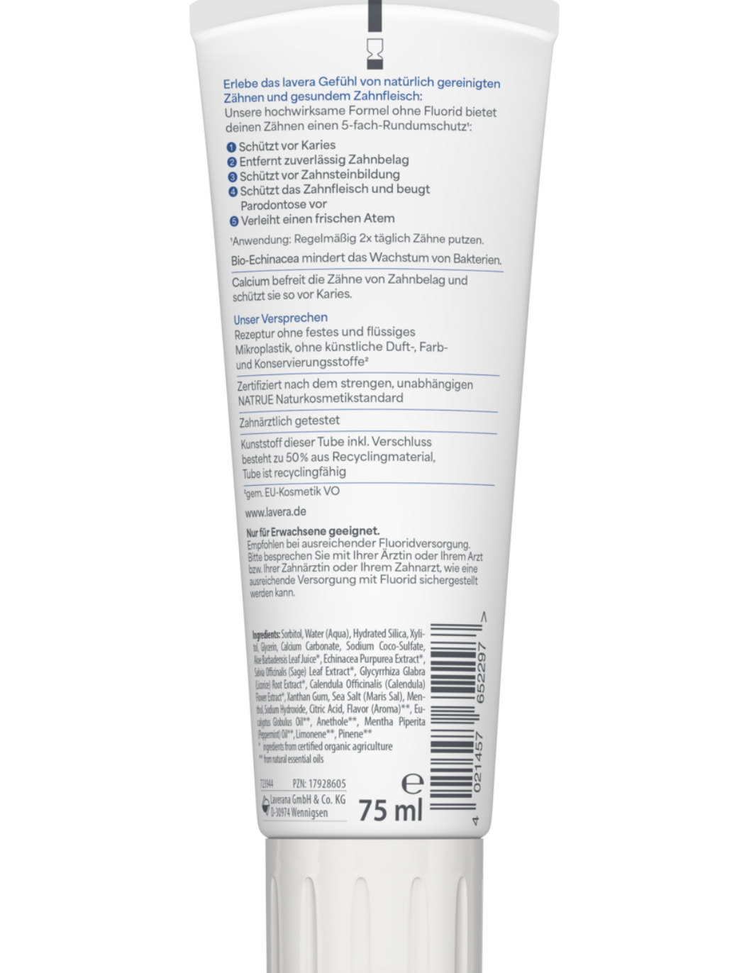 lavera Zahncreme Complete Care Fluoridfrei