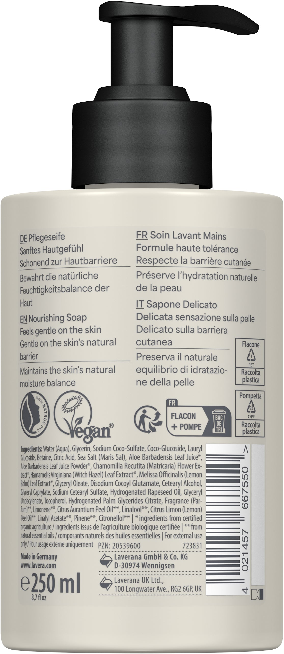 lavera Pflegeseife basis sensitive