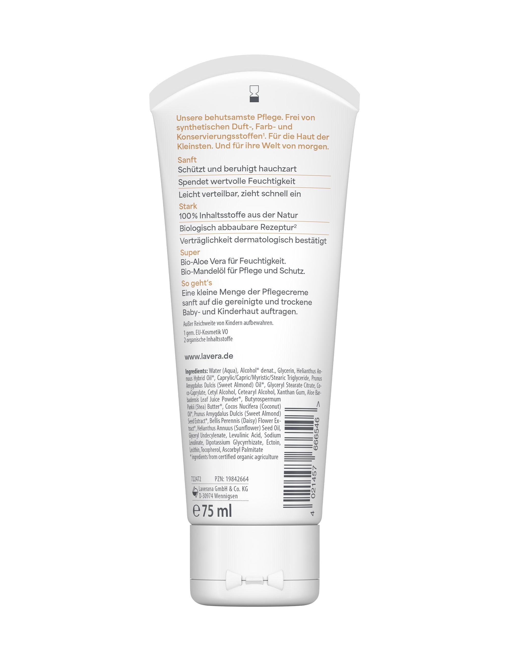 lavera Baby & Kinder Pflegecreme hauchzart