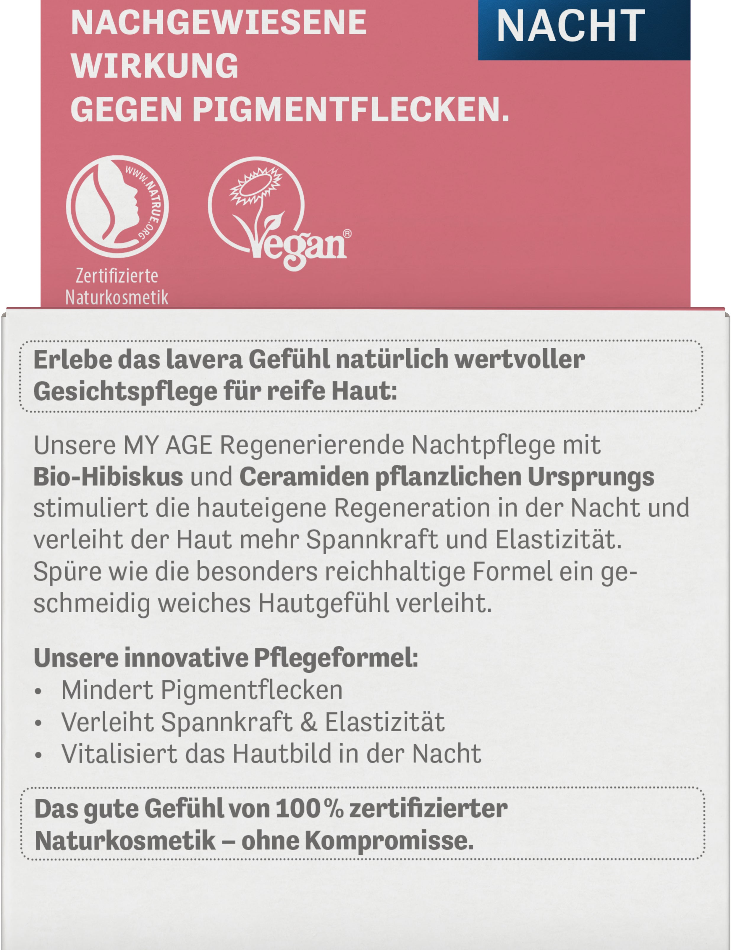 lavera MY AGE Regenerierende Nachtpflege