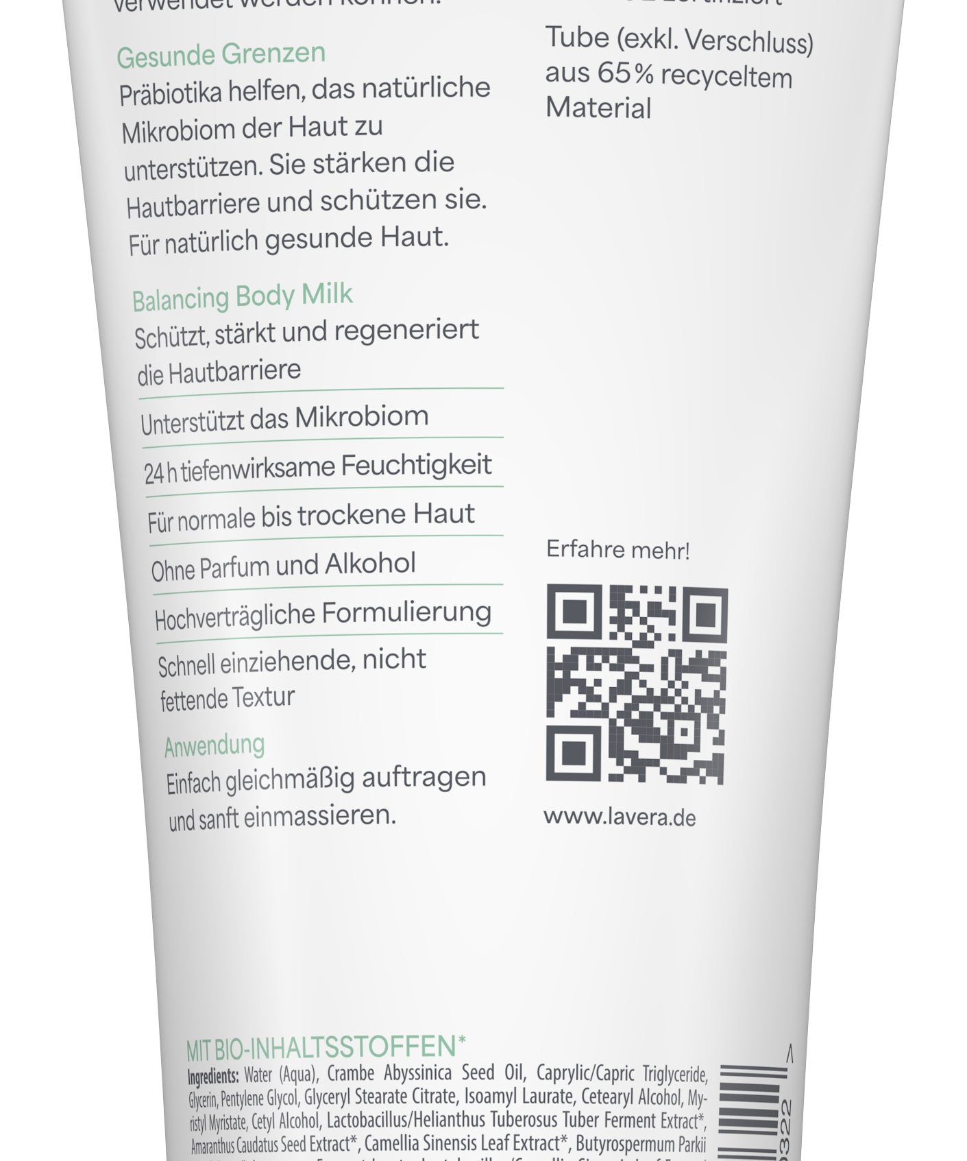 lavera Barrier Balance Body Milk