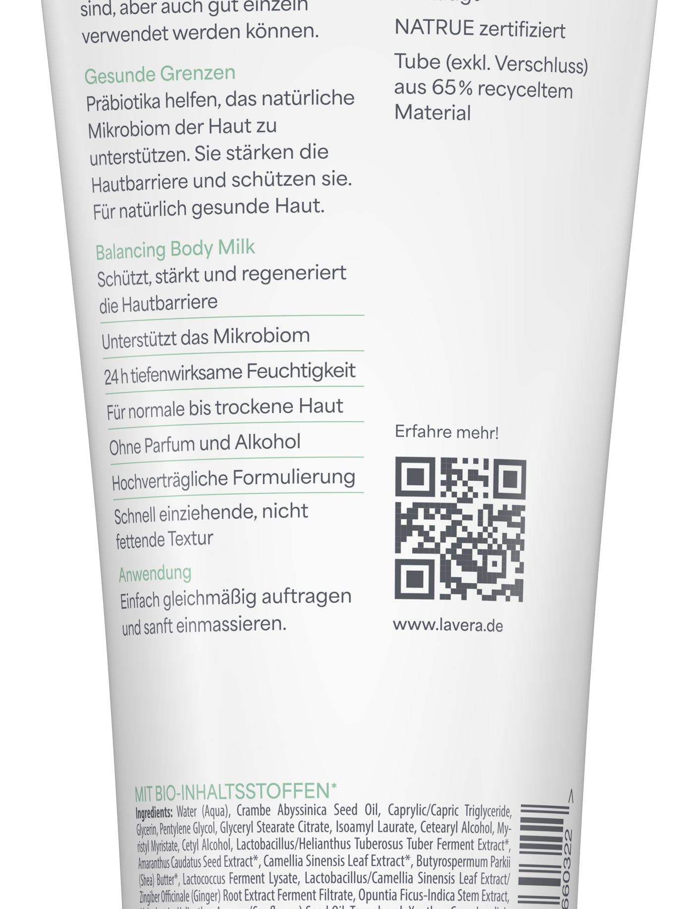 lavera Barrier Balance Body Milk