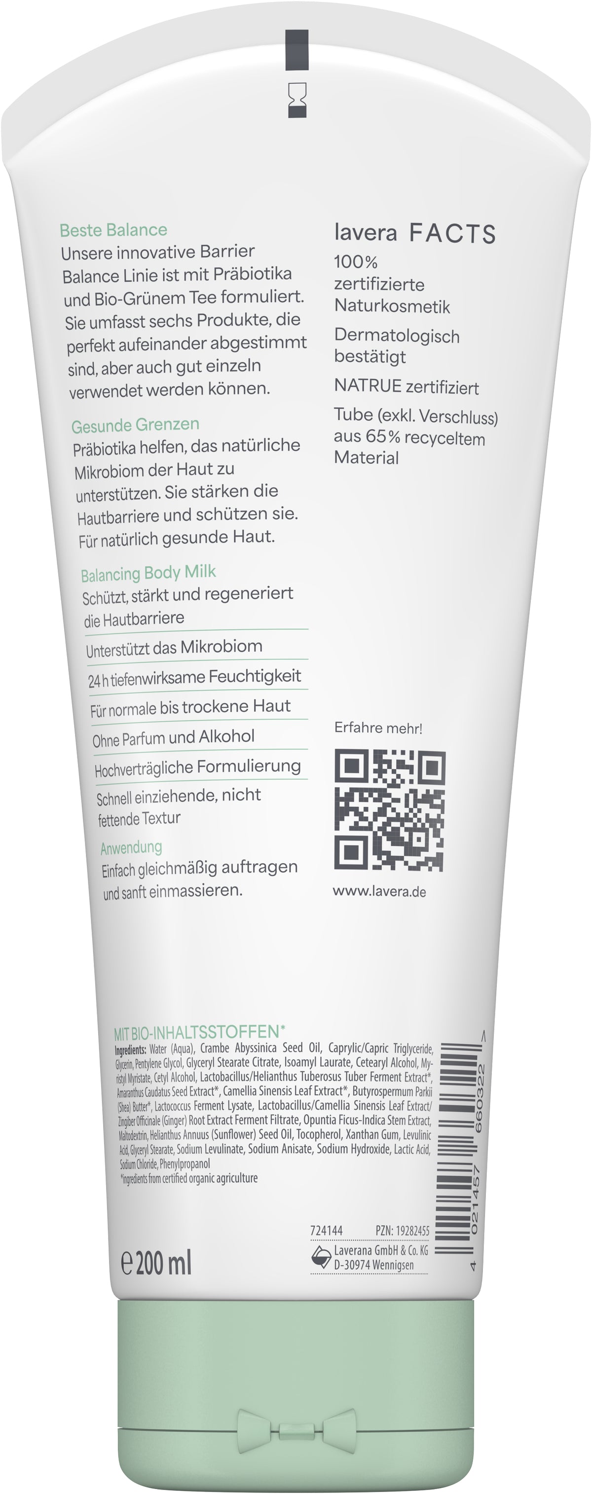 lavera Barrier Balance Body Milk