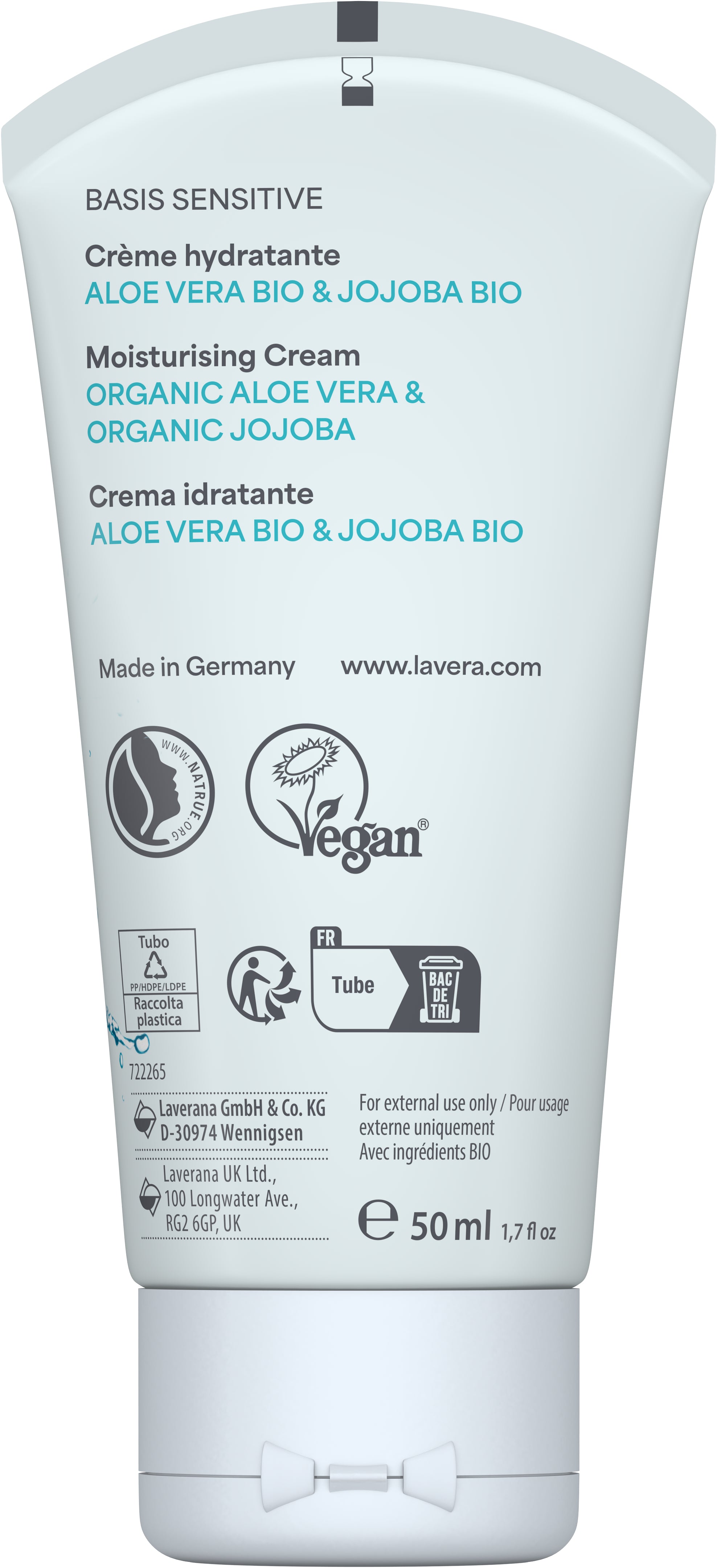 lavera basis sensitive Feuchtigkeitscreme