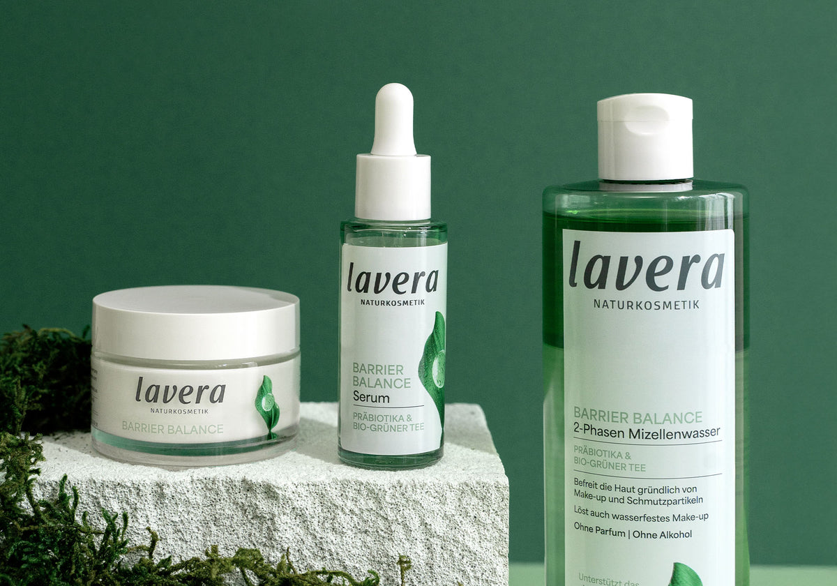 Barrier Balance Creme, Serum und Mizellenwasser