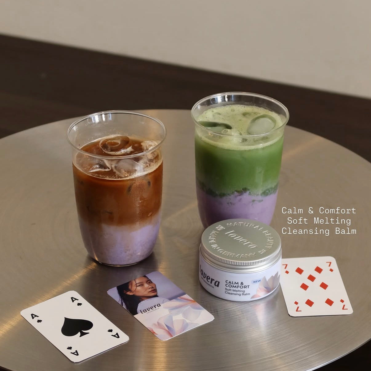 Ube Kaffee und Ube Matcha