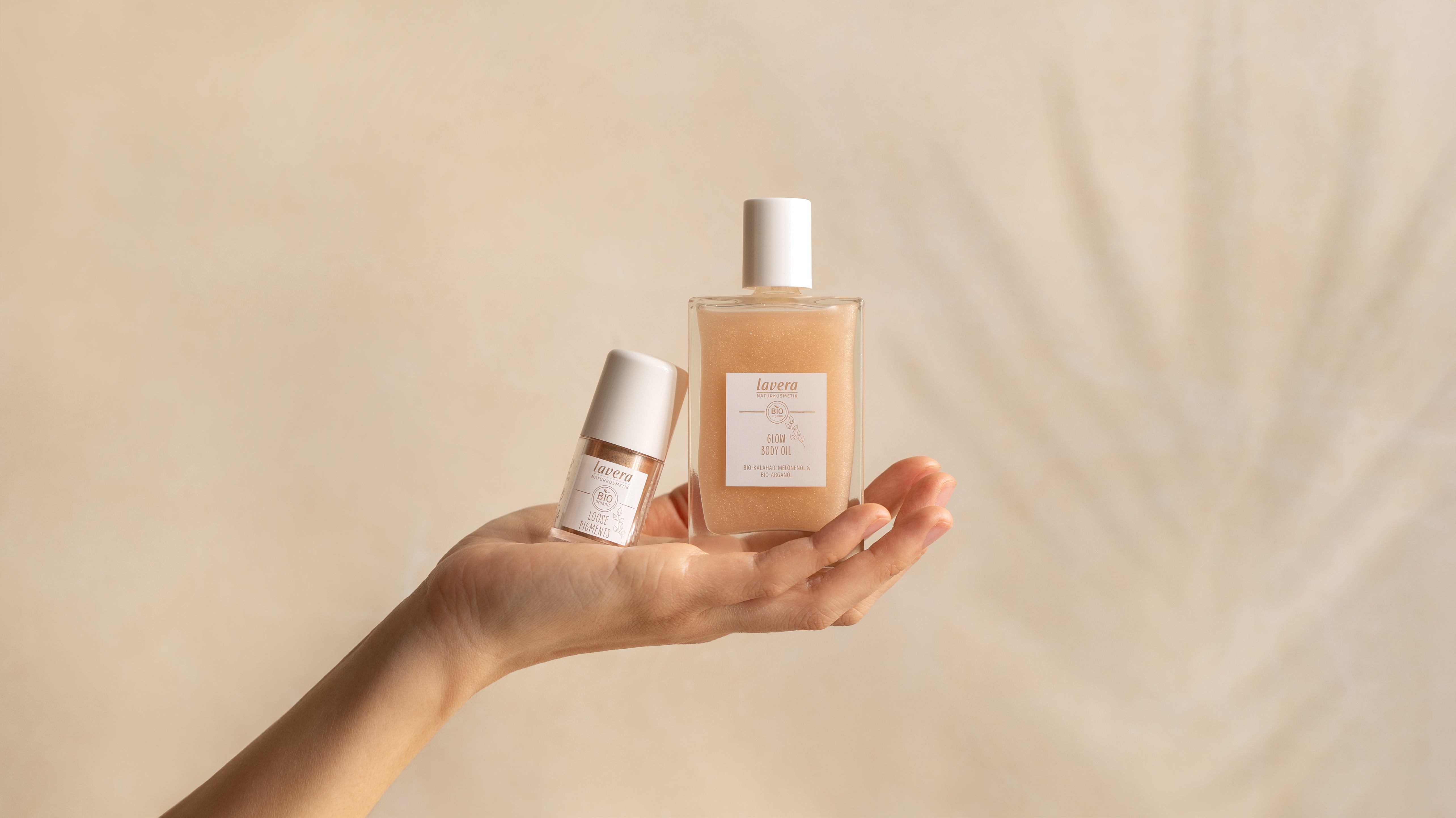 Glow Body Oil und loose Pigments 