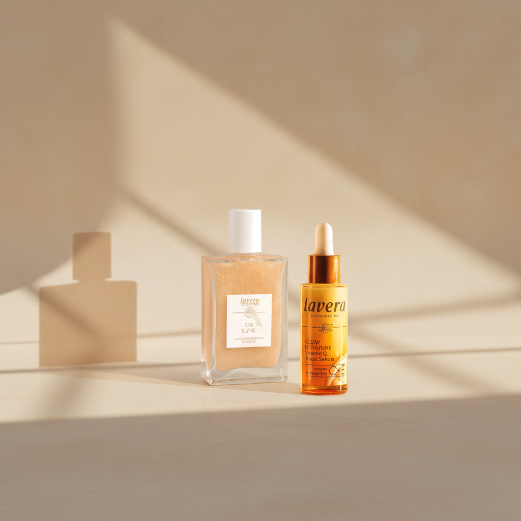 Glow by nature Serum und Glow Body Oil  (AI-generated image)