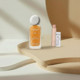 Glow Body Oil -Honey Glow- und Multi Balm -Sundown Gold 03- (AI-generated image)
