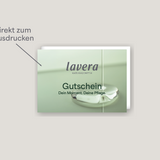 Bild von Gutschein mit Schrift daneben