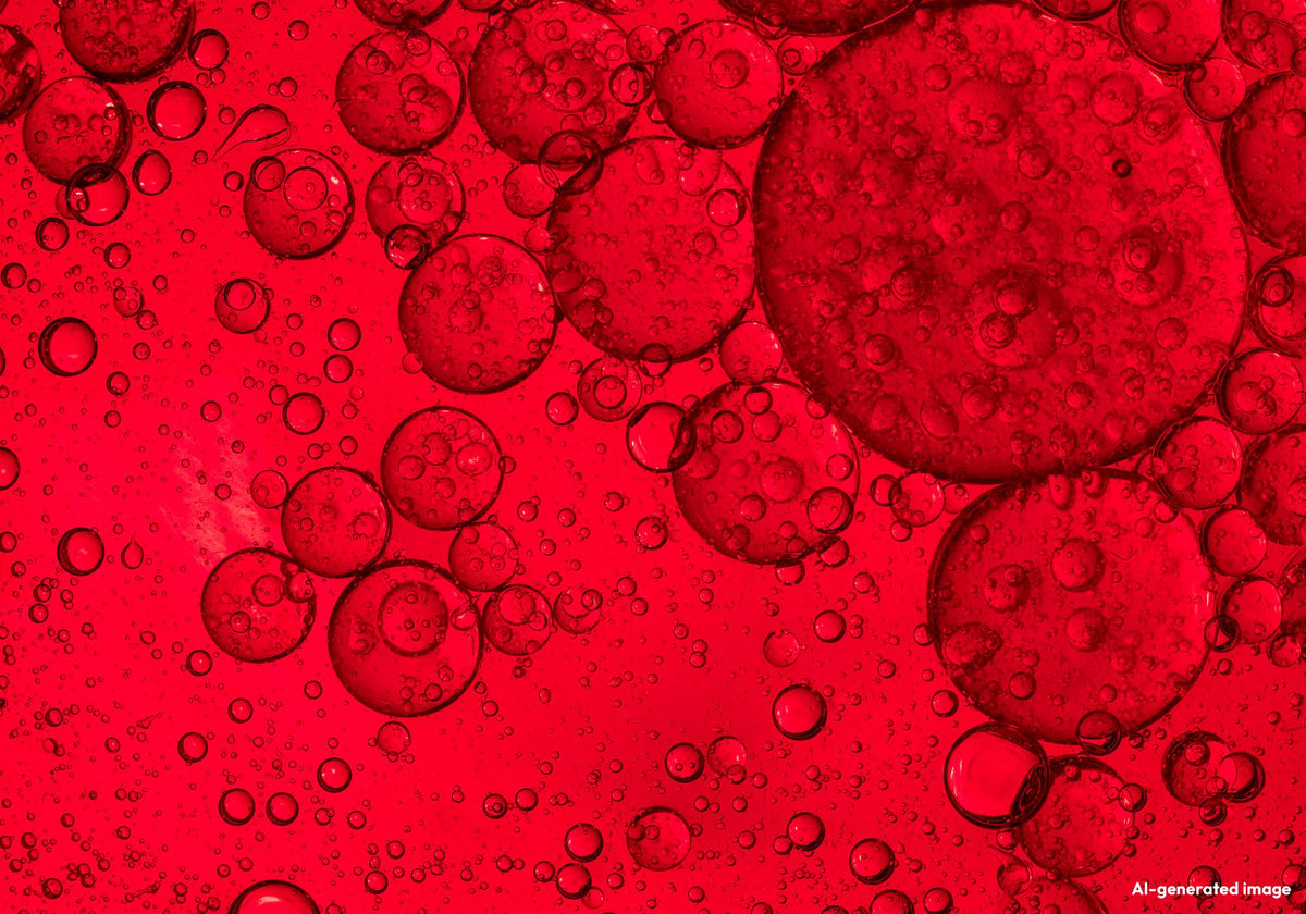 Rote Bubbles (AI-generated)